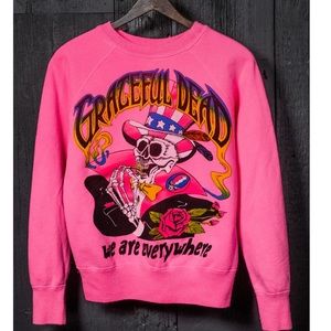 Neon Pink Grateful Dead Sweatshirt